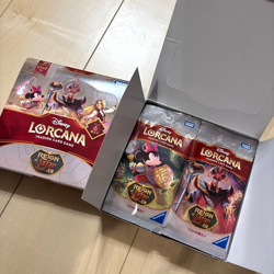 LORCANA Disney Booster box Set of 2 Reign of Jafar & Fabled Japanese No Shrink - Image 2