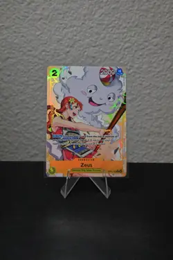 Zeus OP11-106 Nami Alternate Art One Piece Card English A Fist of Divine Speed - Image 1