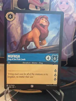Disney Lorcana Mufasa - King of the Pride Lands 155/204 Common NM TCG - Image 1