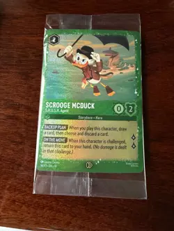 Scrooge McDuck - S.H.U.S.H. Agent 36 Disney Lorcana Promo Holo - Sealed - Image 1