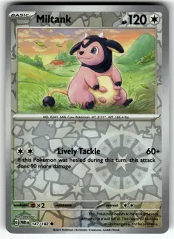 Miltank 147/182 SV04: Paradox Rift NM Pokemon Card TCG - Image 1