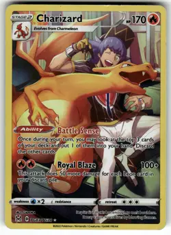 Charizard TG03/TG30 SWSH11: Lost Origin Trainer Gallery LP Pokemon Card TCG - Image 1