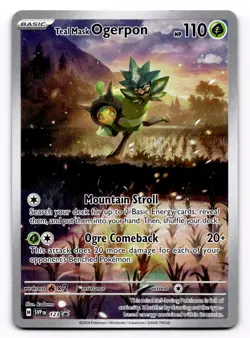 Teal Mask Ogerpon Promo SV: Scarlet & Violet Promo Cards 123 NM - Image 1