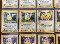 Pokemon TCG Pikachu Base Set & Base Set 2 Lot 17 Cards 1999 English - Image 4