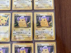 Pokemon TCG Pikachu Base Set & Base Set 2 Lot 17 Cards 1999 English - Image 5