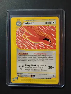 Pidgeot 59/165 Expedition Base Set Non-Holo 2002 WOTC Vintage Pokemon Card LP - Image 3