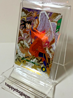 Dragon Ball SUPER DIVERS Card Prism Holo Son Goku SOVP-020 Bandai Japan Sealed - Image 2