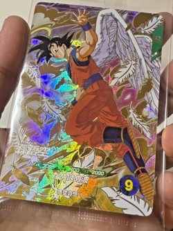 Dragon Ball SUPER DIVERS Card Prism Holo Son Goku SOVP-020 Bandai Japan Sealed - Image 5