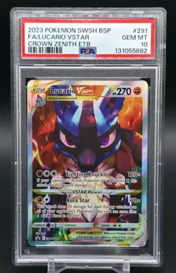 Lucario VSTAR SWSH291 SWSH: Sword & Shield Promo Cards Holo - Image 1
