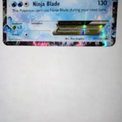 Ash-Greninja EX Full Art Promo XY133 XY Holo Pokemon Card English - Image 3