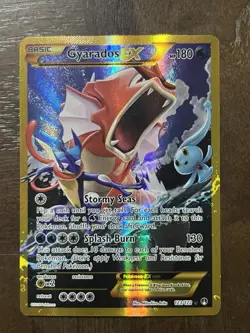 Pokemon TCG Gyarados EX 123/122 XY Breakpoint 2016 Secret Holo Rare Card - Image 1