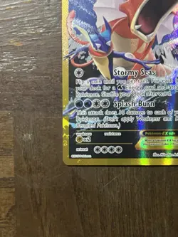 Pokemon TCG Gyarados EX 123/122 XY Breakpoint 2016 Secret Holo Rare Card - Image 4