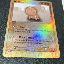 Pokemon TCG: Trapinch 79/97 (2003) EX Dragon • Reverse Holo E-reader Series Card - Image 3