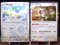 Wingull 158/193 Slaking 162/193 Paldea Evolved Holo & Reverse Holo Pokemon Cards - Image 1
