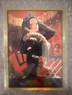 DON!! Card (Boa Hancock)(Gold) One Piece Heroines Edition Foil EB03 - Image 2
