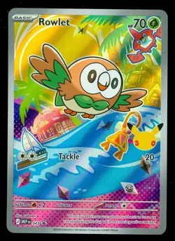 Pokemon ROWLET MEP 043 Ascended Heroes - 1st Partner FULL ART PROMO - Card A - Image 1