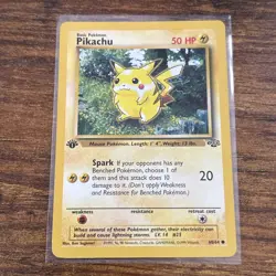 Pokemon Pikachu TCG Jungle Card 60/64 1st Edition Common - Image 1