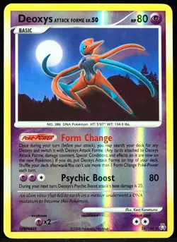 Deoxys Attack Forme #24/146 Legends Awaken NM Pokemon Card - Image 1