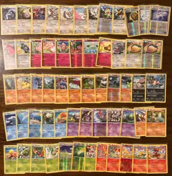 XY Fates Collide Mixed Cards Lot 59 Cards Sorted Bulk Regular & Reverse Holo - Image 1