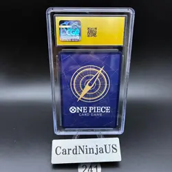 CGC 10 PRISTINE Usopp Parallel ST01-002 C 25th Edition ONE PIECE Card Game Japan - Image 2