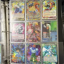 Dragon Ball Super & Digimon Card Game Mixed Lot Binder Piccolo Goku Armadillomon - Image 1