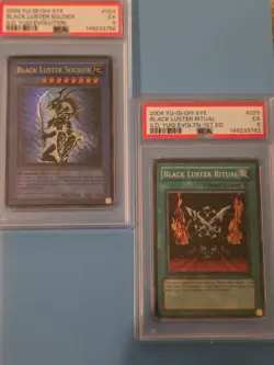 Yu-Gi-Oh Collection Cards Special- Binder & PSA Black Luster Soldier & Ritual - Image 3