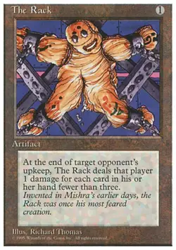 The Rack - Light Play MTG 4th Edition - Image 1
