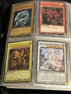 Yu-Gi-oh Binder Lot 400 Cards Blue Eyes Ra Relinquished Holos Rares Bulk - Image 1