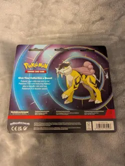 Pokemon Trading Card Booster 2 Pack with Raikou Promotional Foil Card and Coin - Image 3