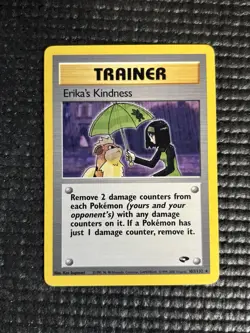 Erika's Kindness Rare Gym Challenge 103/132 LP Pokemon Card - Image 1