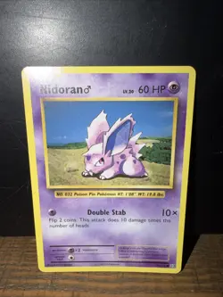 Nidoran 43/108 Evolutions Regular Pokemon TCG Card - Image 1