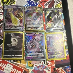 Pokemon VMAX GX Holo Card Lot - Aegislash, Duraludon, Dubwool, Duskull, Mewtwo - Image 1