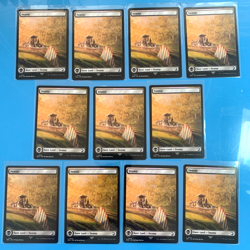 Jurassic World Collection Full Art SWAMP x11 Nonfoil LCI mtg I Combine Ship - Image 1