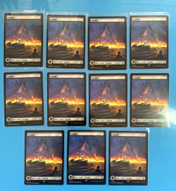 Jurassic World Collection Full Art SWAMP x11 Nonfoil LCI mtg I Combine Ship - Image 2
