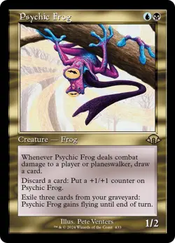 Psychic Frog Retro Frame Modern Horizons 3 NM MTG - Image 1