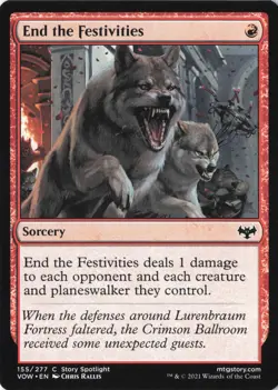 End the Festivities C Innistrad: Crimson Vow 155 LP - Image 1