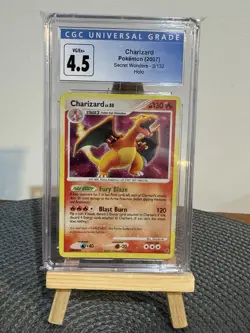 Charizard 3/132 (2007) Secret Wonders Holo Rare Pokemon Card TCG Graded CGC 4.5 - Image 1
