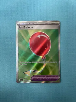 Air Balloon 166/132 Ultra Rare - Full Art Trainer - Pokemon Mega Evolution NM - Image 1