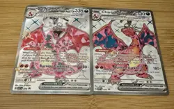 Pokemon Charizard ex Lot x2 074 Promo & 056 Tera Full Art Holo - Image 3