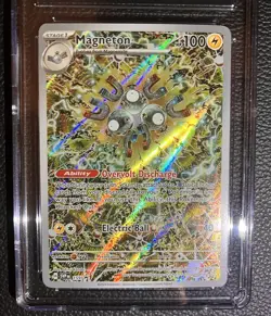 Magneton - Pokemon 2024 - Black Star Promo Surging Sparks ETB - CGC 10 Gem Mint - Image 3