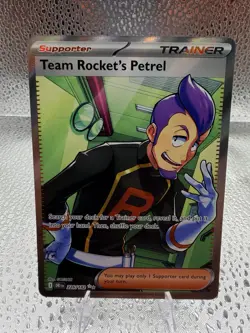 Pokemon SV10 Destined Rivals 226/182 Team Rocket’s Petrel Ultra Rare NM - Image 1