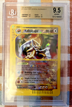 Pokemon Kabutops Skyridge Crystal Holo Secret Rare #150 BGS 9.5 Gem Mint - Image 1