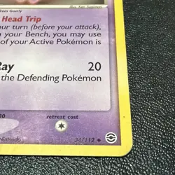Haunter 34/112 Uncommon FireRed & LeafGreen 2004 Pokemon MP - Image 3