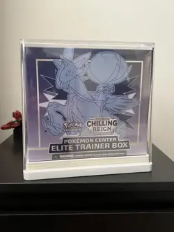 Pokemon TCG: Pokemon Center Chilling Reign Ice Rider Calyrex Elite Trainer Box - Image 1