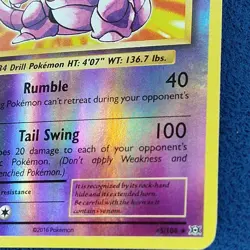 Nidoking 45/108 Rare Reverse Holo - Pokemon XY Evolutions - LP - Image 4