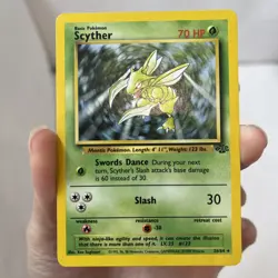 Pokemon Scyther 26/64 Jungle Rare 1999 non holo WOTC - Image 1