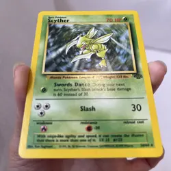 Pokemon Scyther 26/64 Jungle Rare 1999 non holo WOTC - Image 2