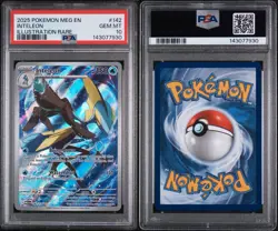 Pokemon TCG PSA 10 Inteleon #142/132 Illustration Rare Mega Evolutions Gem Mint - Image 3