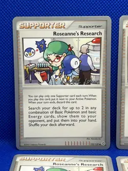 Pokemon Tcg Roseanne’s Research 125/132 WC 2008 x4 - Image 2