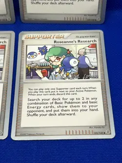 Pokemon Tcg Roseanne’s Research 125/132 WC 2008 x4 - Image 5